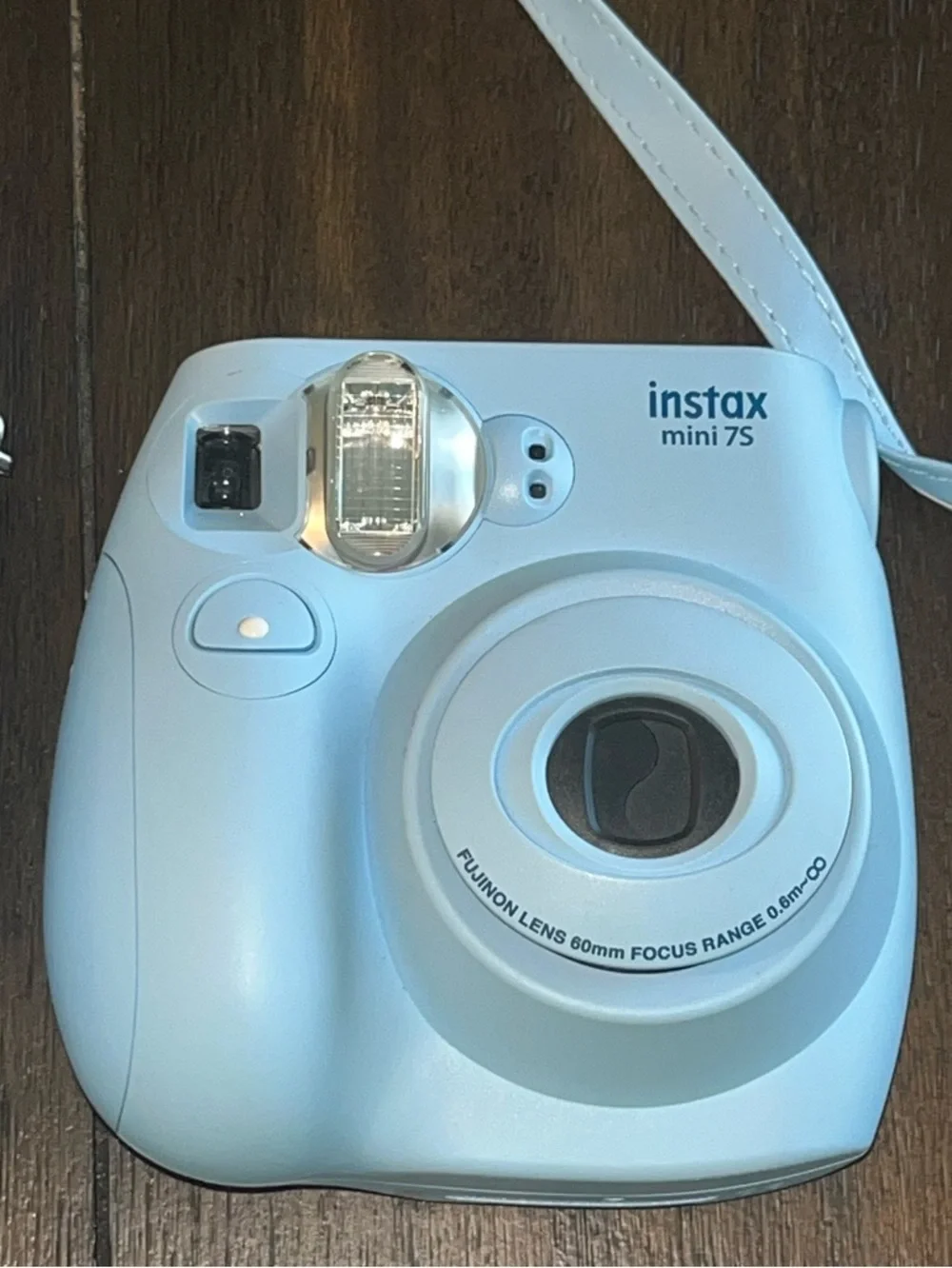 Fujifilm Instax Mini 9 Instant Print Camera & Crossbody Matching Case:Light Blue